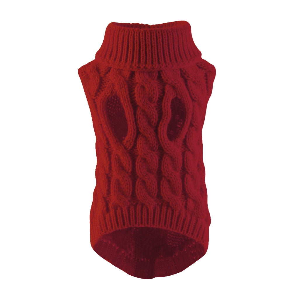 Keep Your Furry Friend Warm and Stylish with our TJ Dog Sweaters - Perfect for Small Dogs!