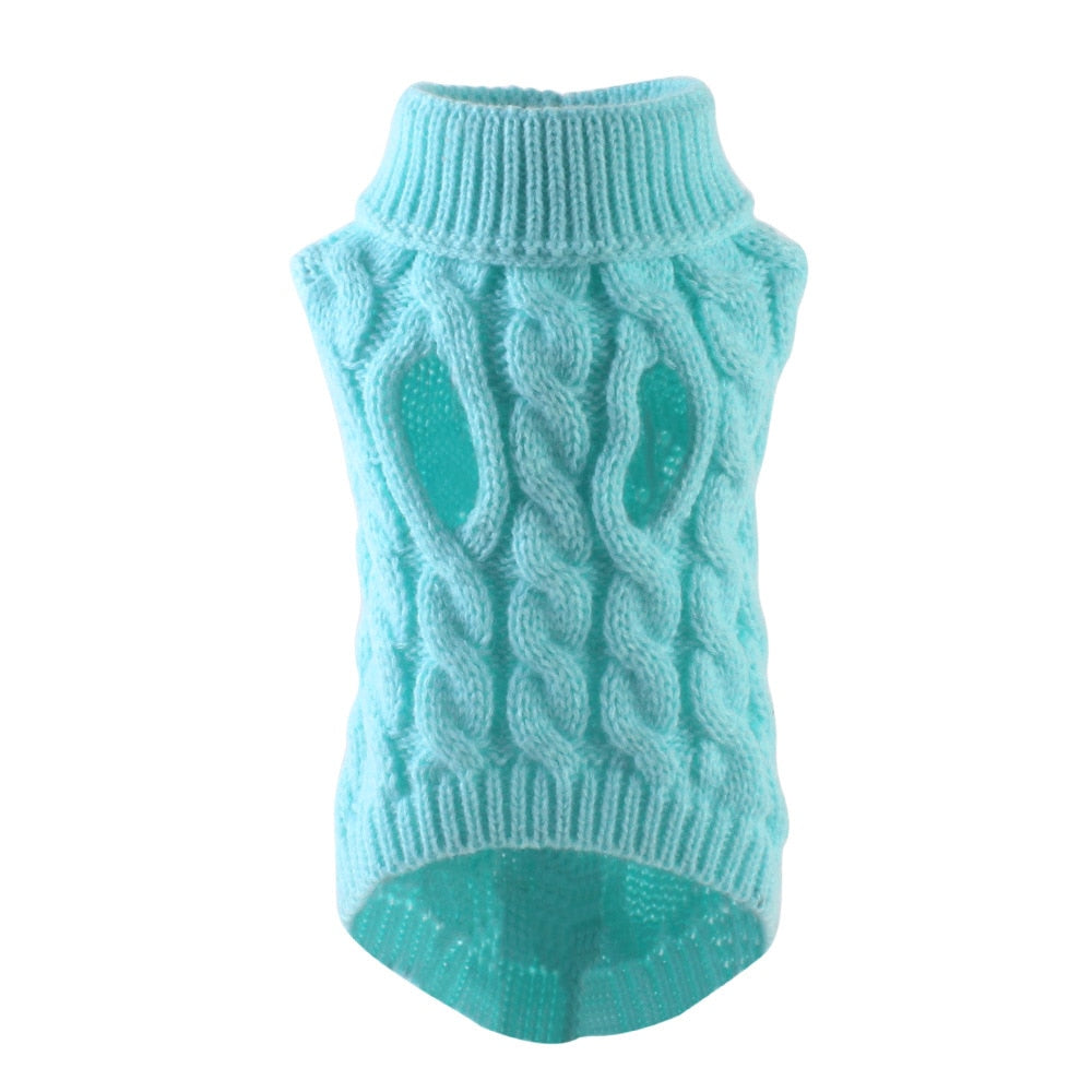 Keep Your Furry Friend Warm and Stylish with our TJ Dog Sweaters - Perfect for Small Dogs!