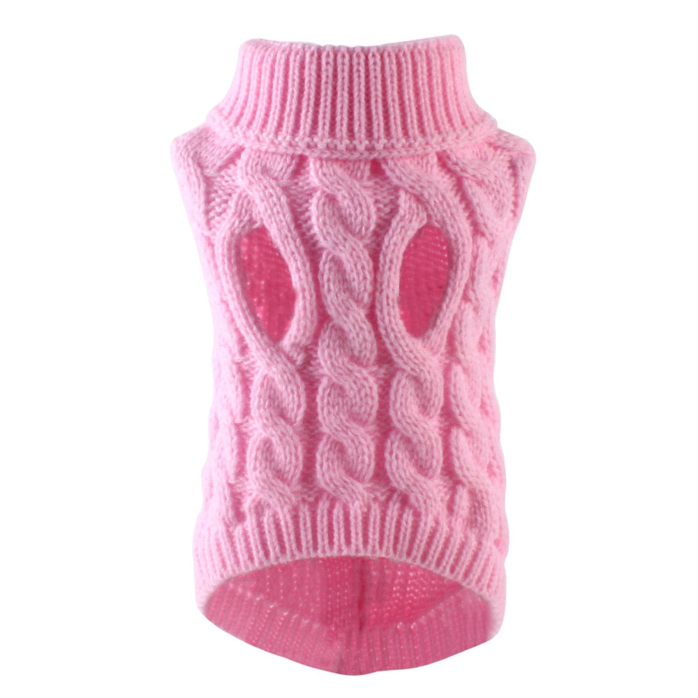 Keep Your Furry Friend Warm and Stylish with our TJ Dog Sweaters - Perfect for Small Dogs!